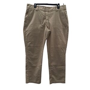 DICKIES Flex Pants Men's Size 36 Tan Slim Taper Chino Pockets
